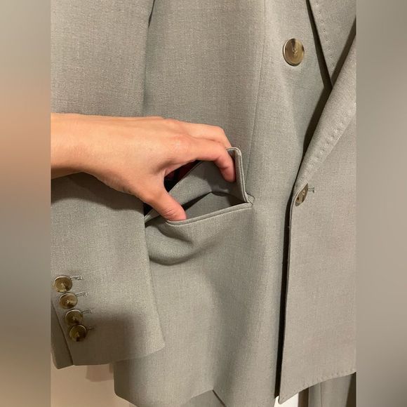 Tahari 2 Piece Suit Light Green - Picture 5 of 13